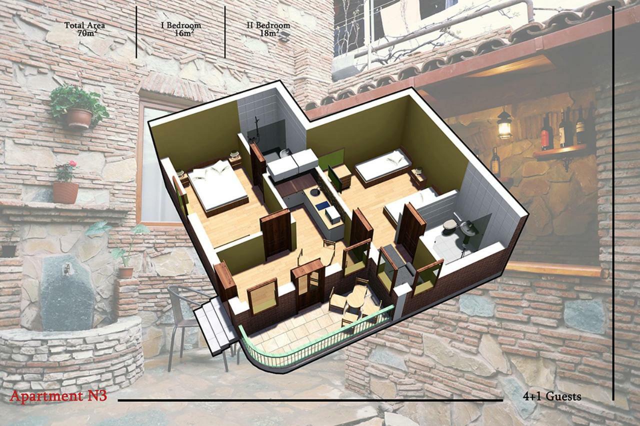 Apart Hotel With Wine Cellar - Old Tbilisi 1897 Екстериор снимка