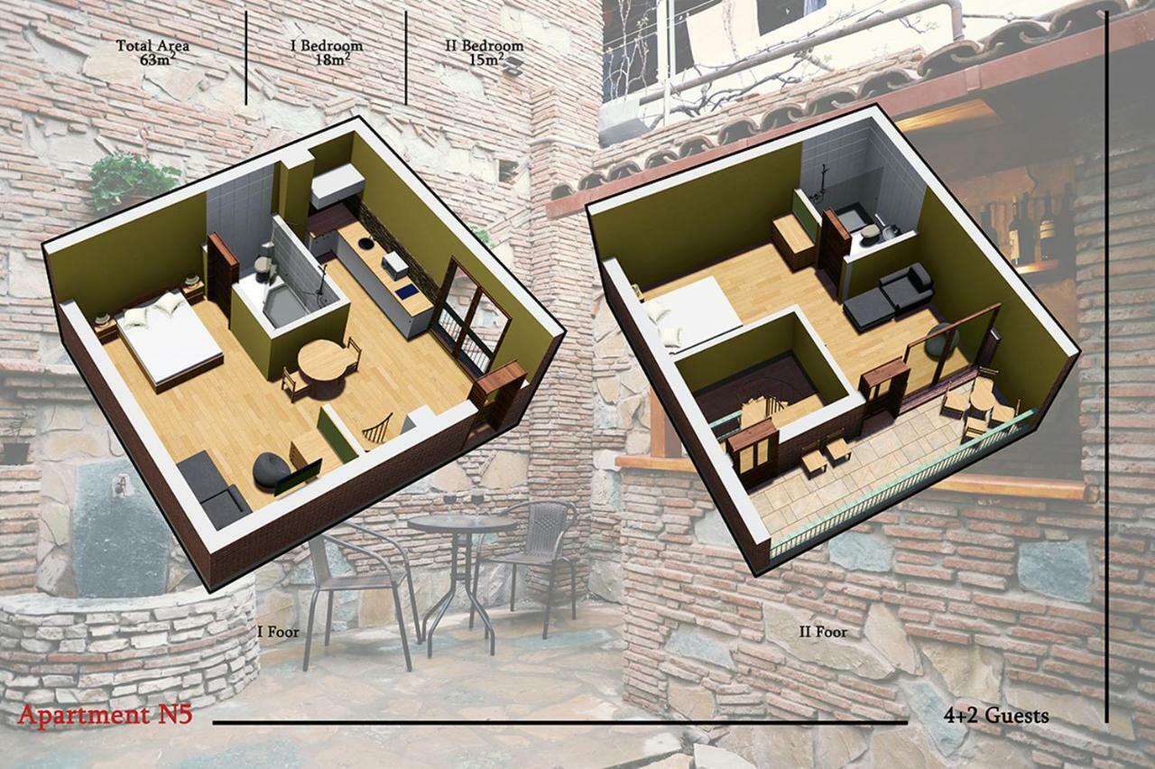 Apart Hotel With Wine Cellar - Old Tbilisi 1897 Екстериор снимка